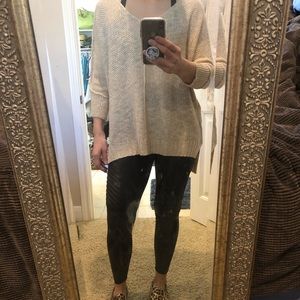 Cream light knit sweater